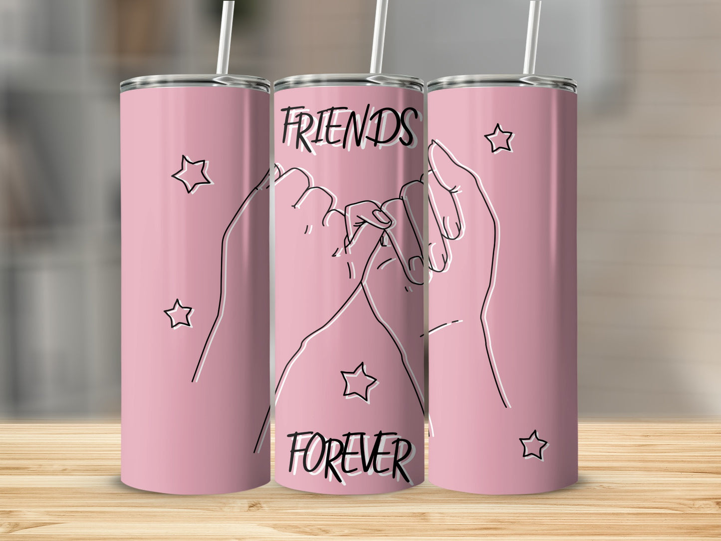 Friends Forever Pinky Promise Tumbler