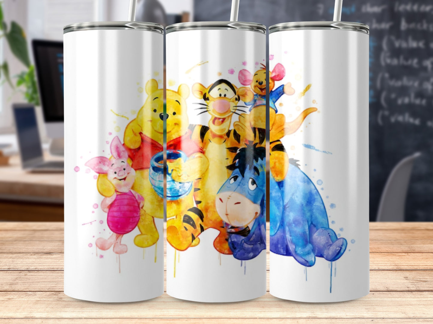 Cute Cartoon Bear and Friends Tumbler Cup