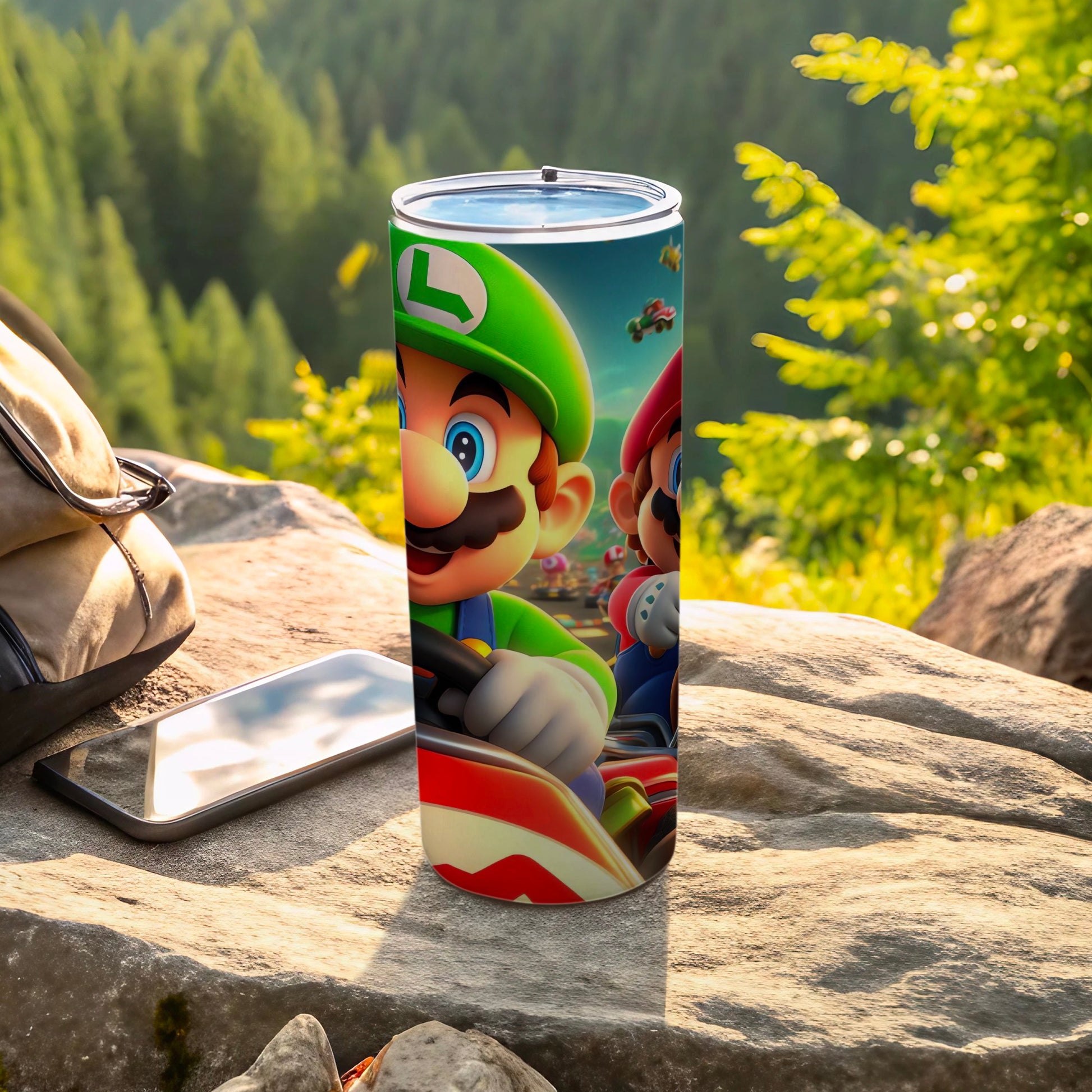 Luigi Mario Kart Insulated Travel Tumbler Product
