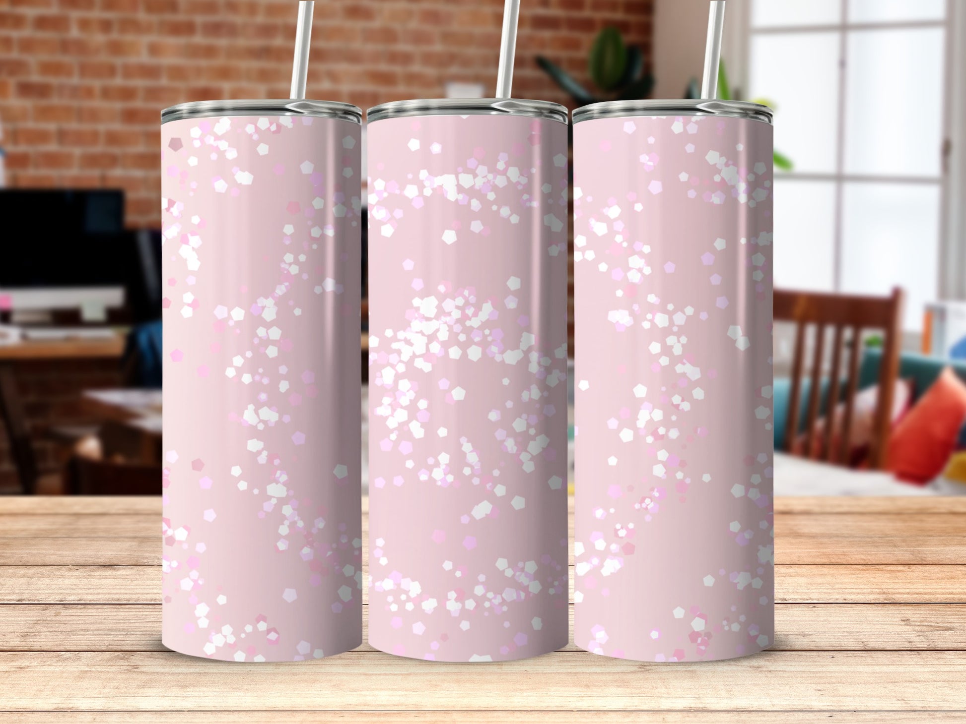 Sparkling Pink Glitter Tumbler for Everyday Use