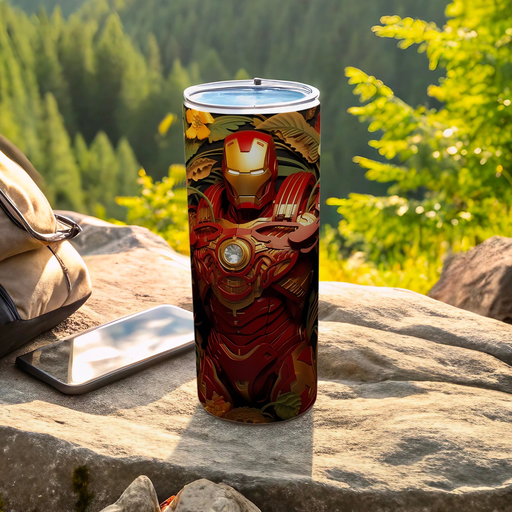 Vibrant Superhero Design Tumbler for Everyday Use