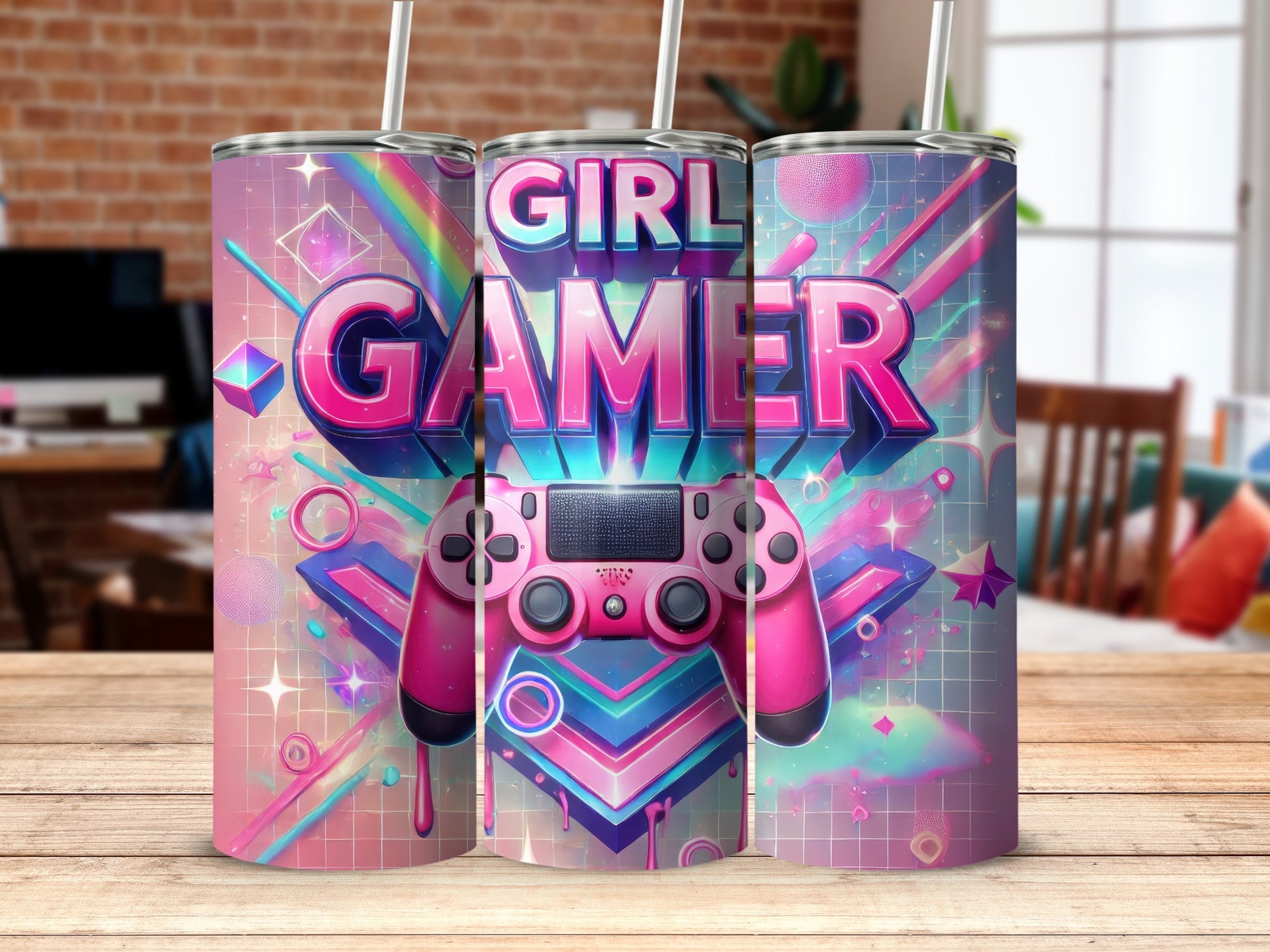 Girl Gamer Electronic Controller Pink Game product