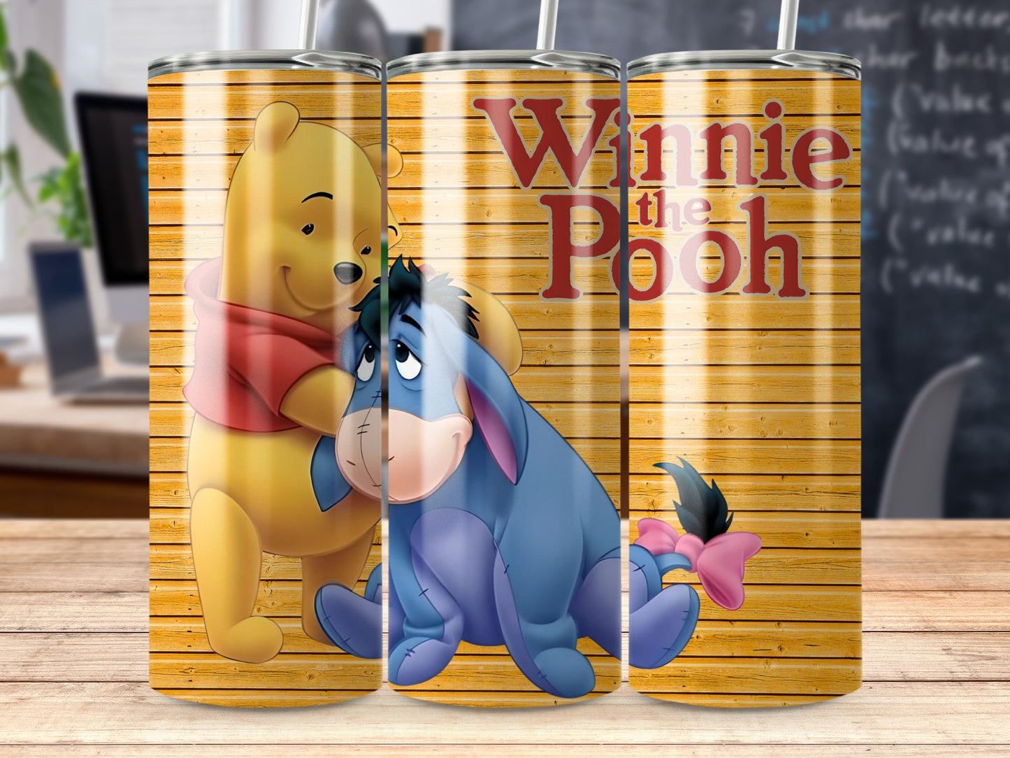 Winnie the Pooh and Eeyore Character Tumbler