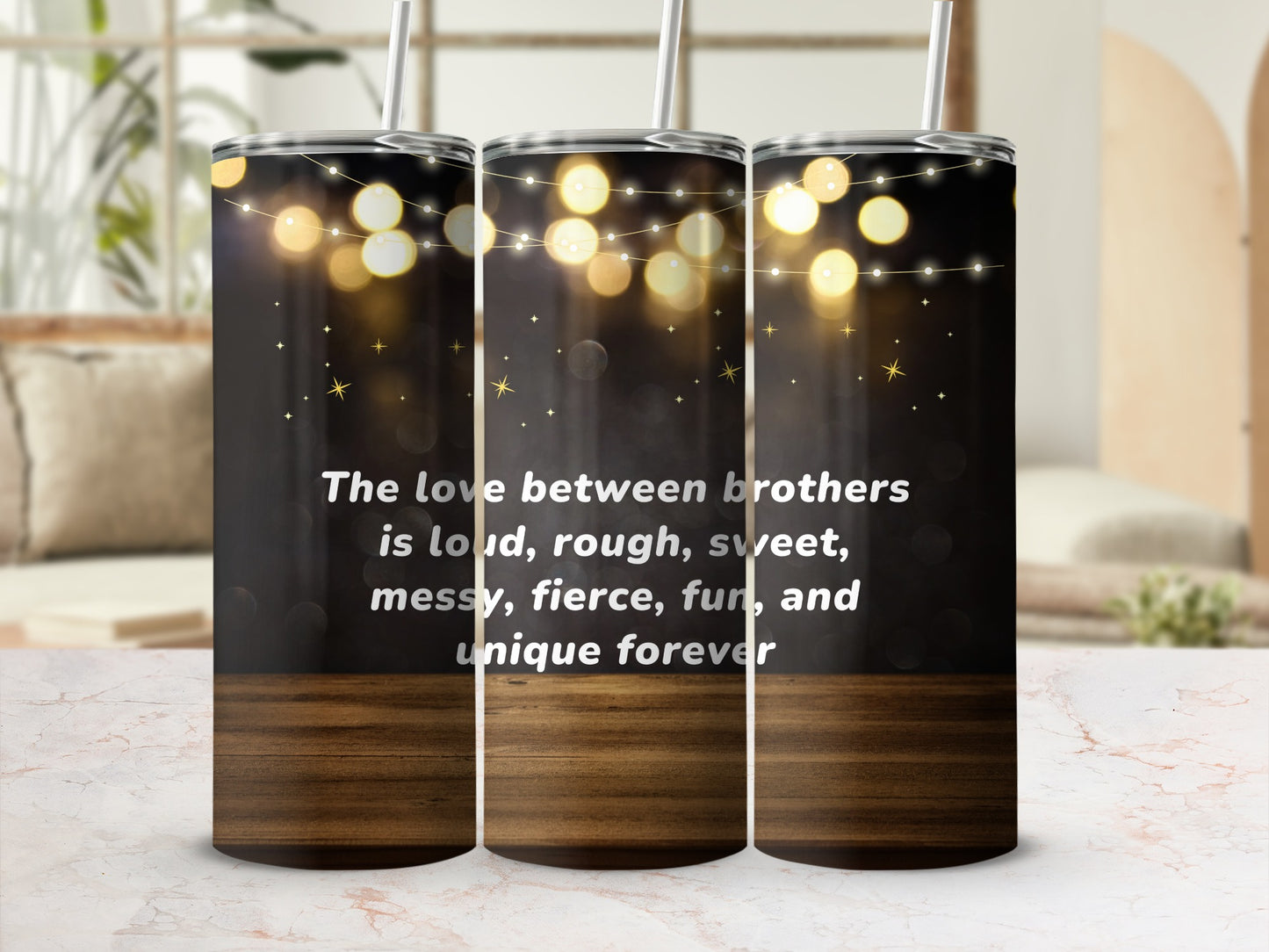 The Love Between Brothers Decorative Tumbler Cup