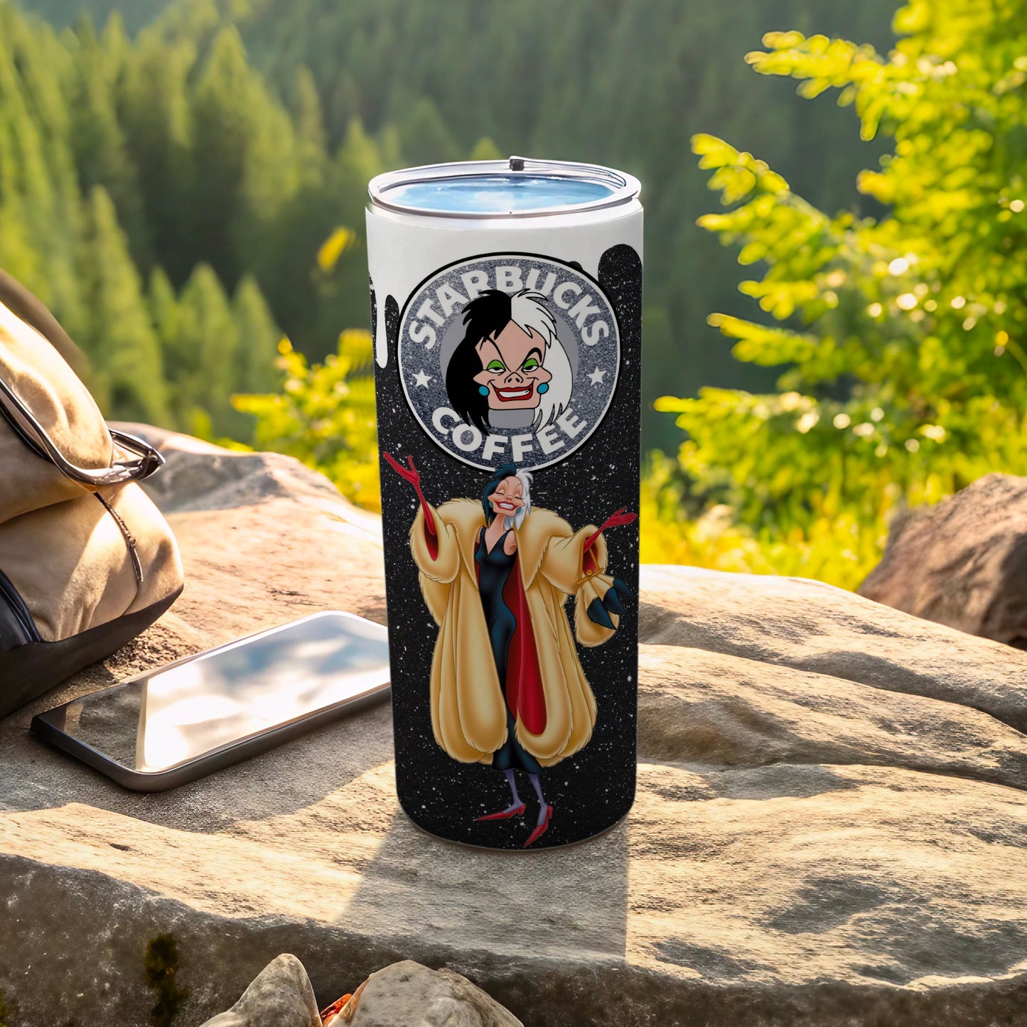 Cruella Devilled Starbucks Coffee Tumbler Cup