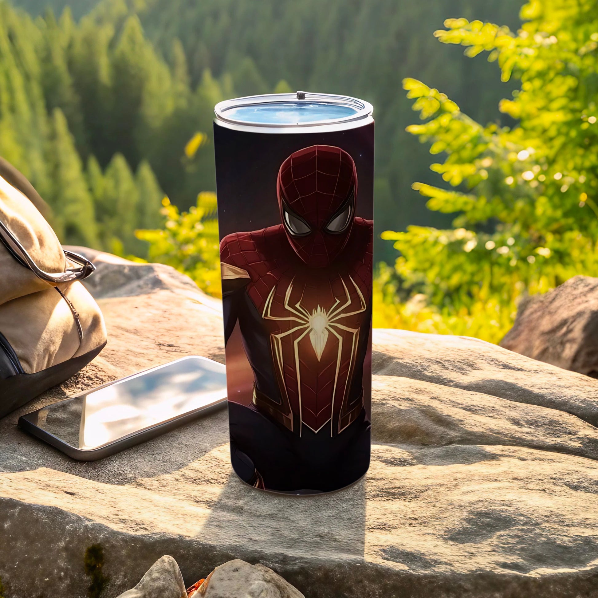 Spider Superhero Insulated Tumbler for Outdoor Adventures