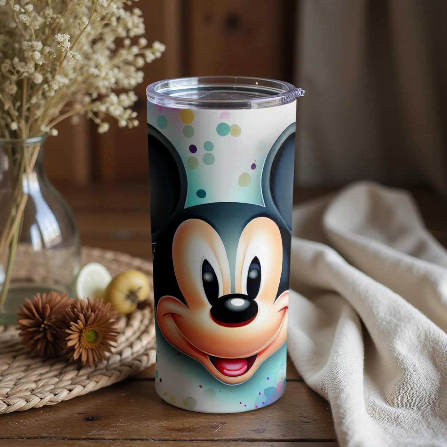 Adorable Character Design Insulated Tumbler Cup