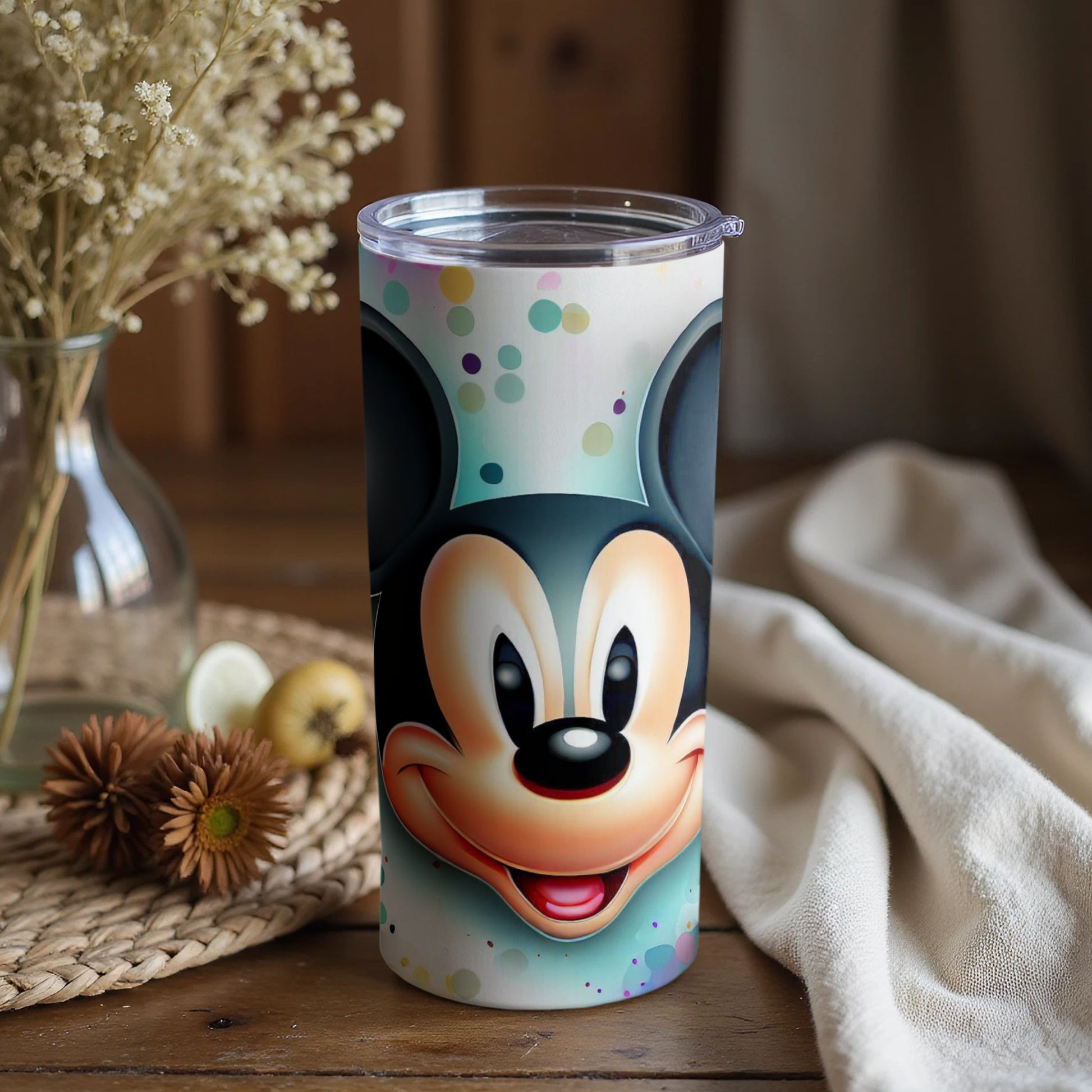 Adorable Character Design Insulated Tumbler Cup