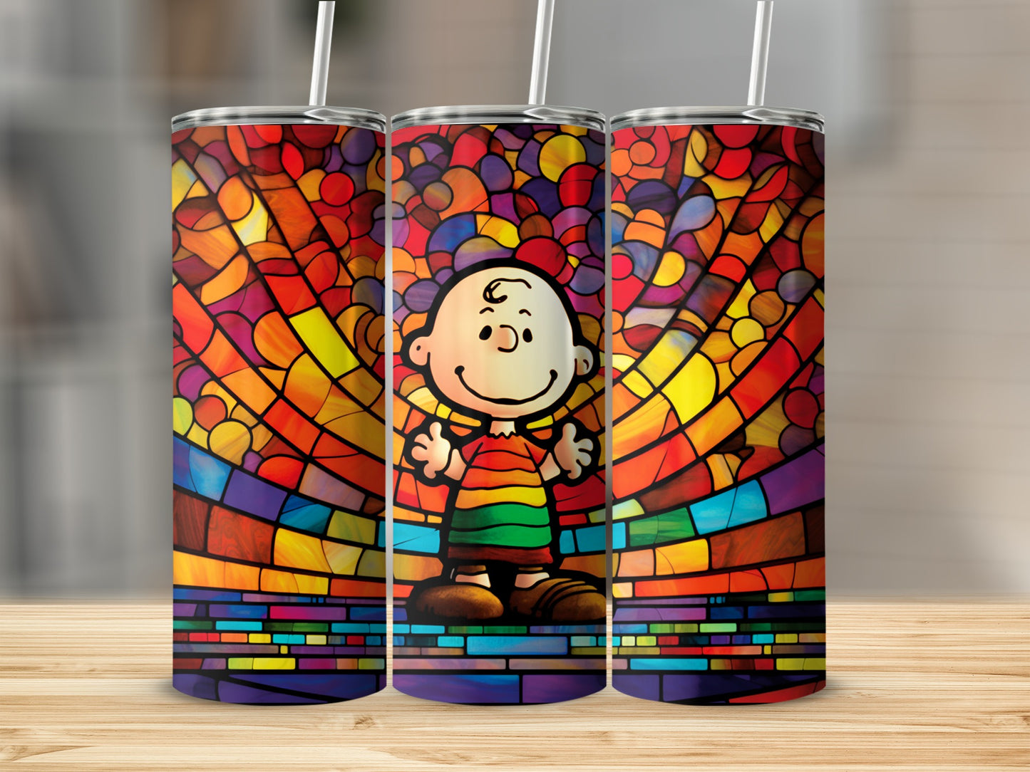Colorful Cartoon Character Design Insulated Tumbler