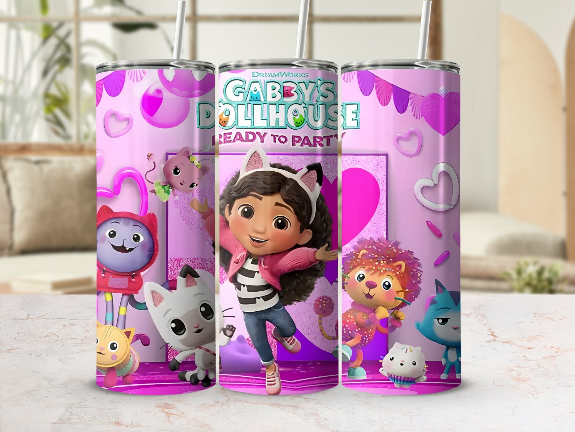 Gabby's Dollhouse Ready to Party Tumbler Cup