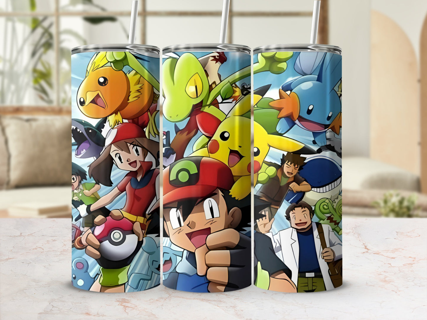 Colorful Animated Characters Tumbler Collection