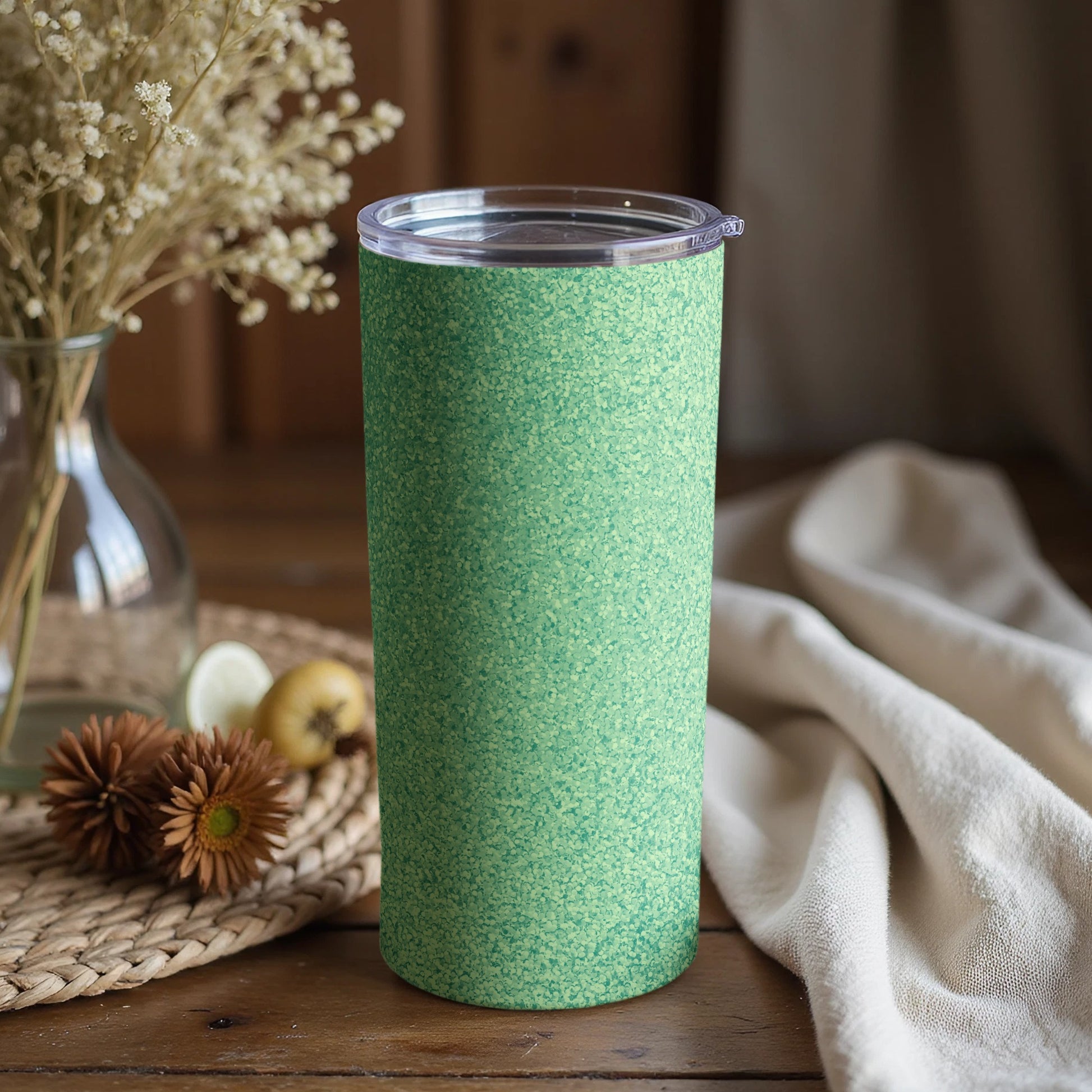 Green Sparkle Insulated Tumbler for All Your Drinks