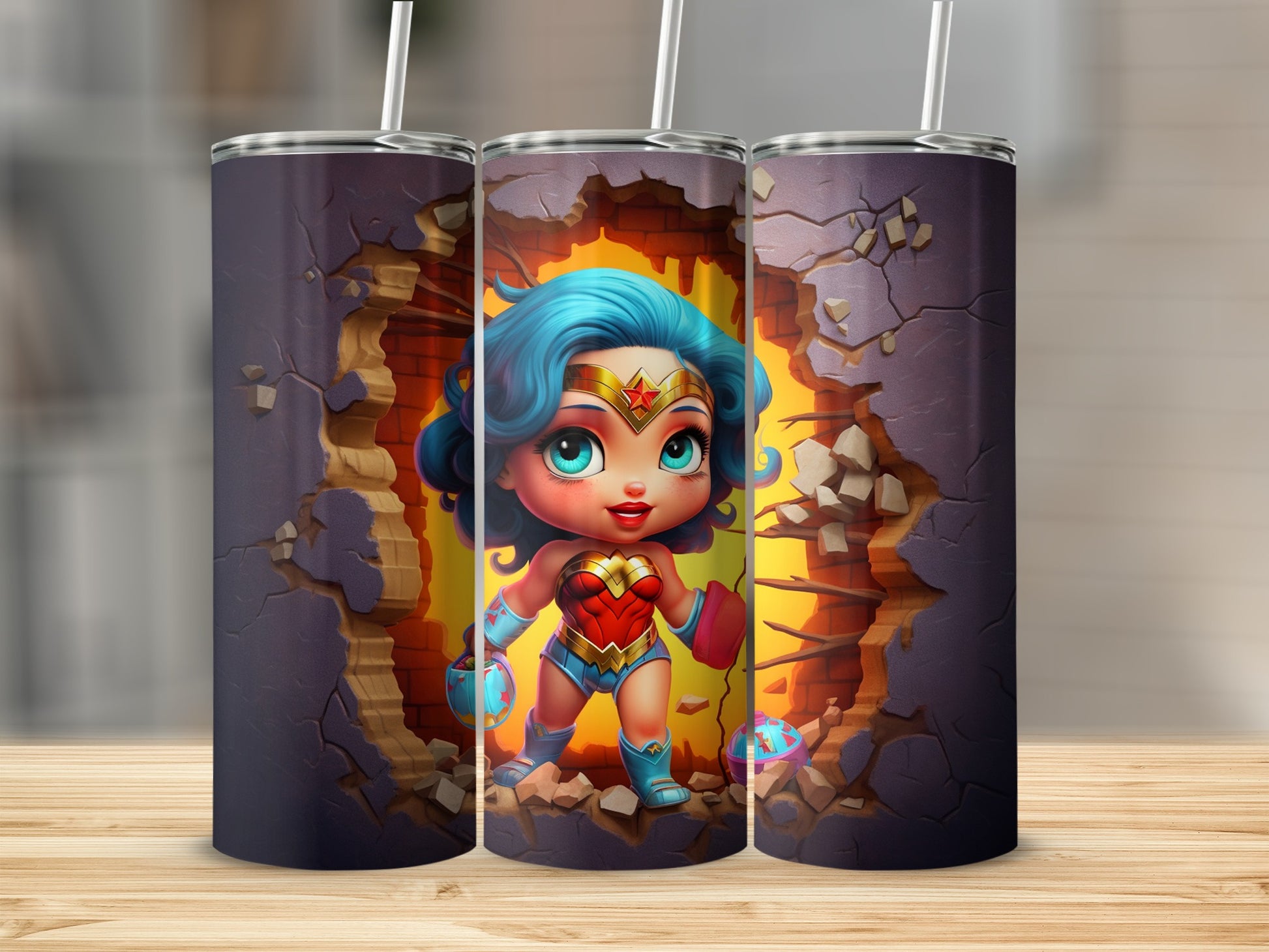 Adorable Warrior Themed Ultra-durable Tumbler