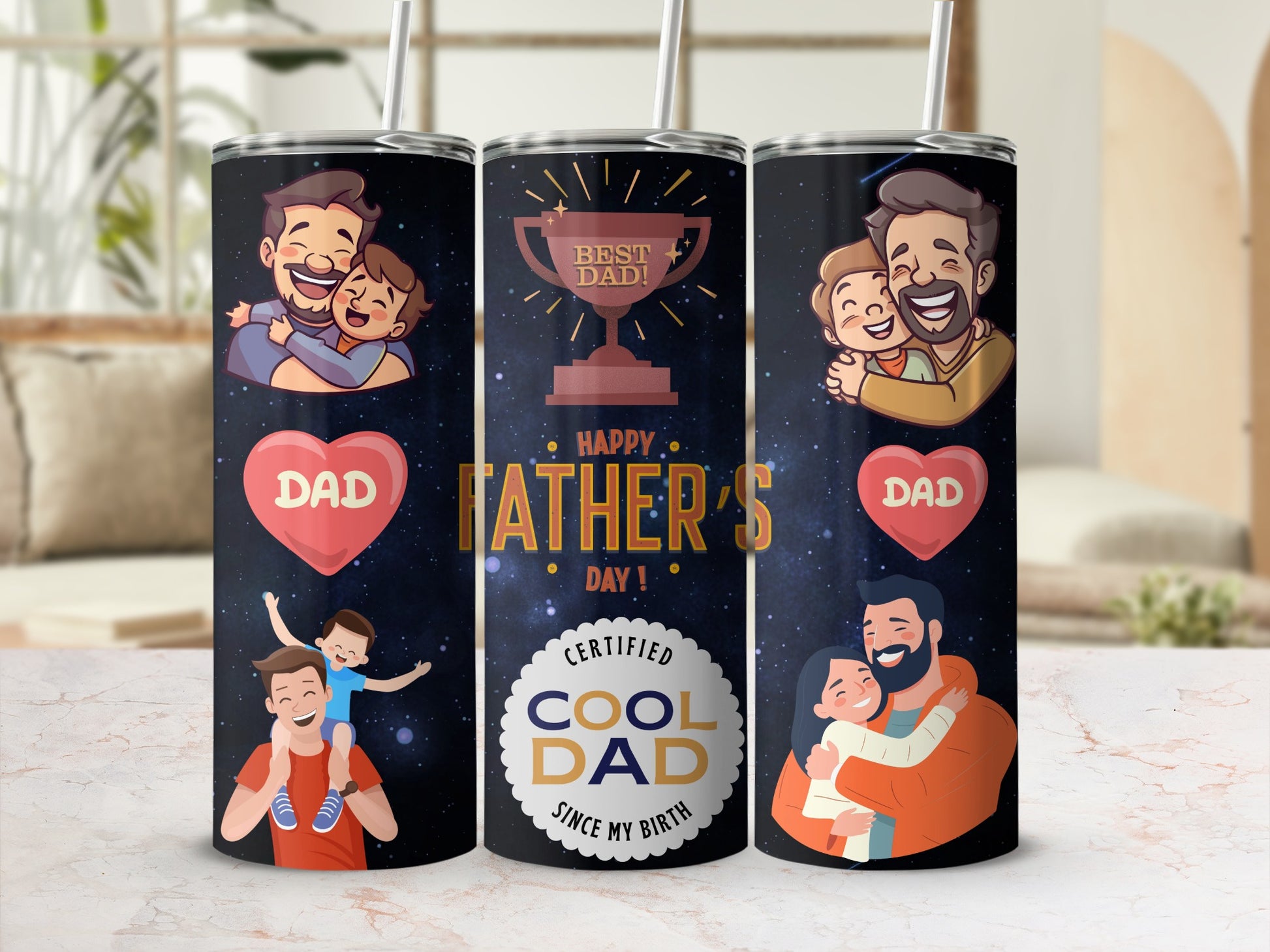 Happy Father's Day Certified Cool Dad Product