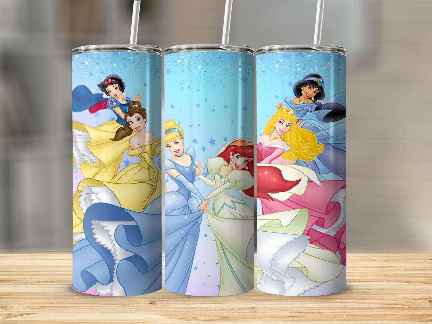 Disney Princesses Tumbler for Kids and Adults Drinkware