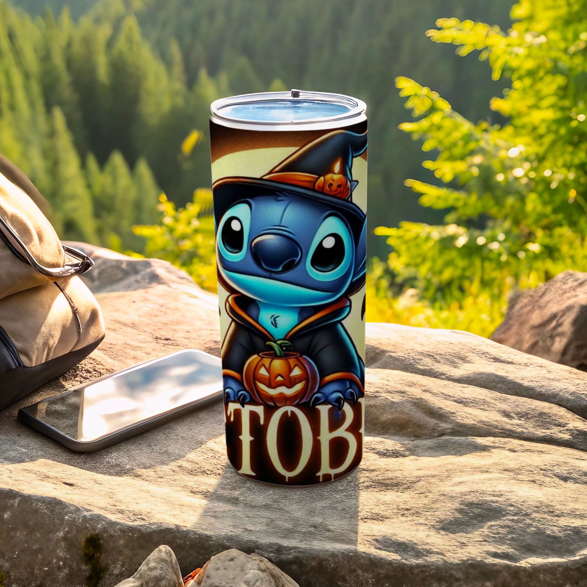 Halloween Themed Cartoon Character Tumbler Cup