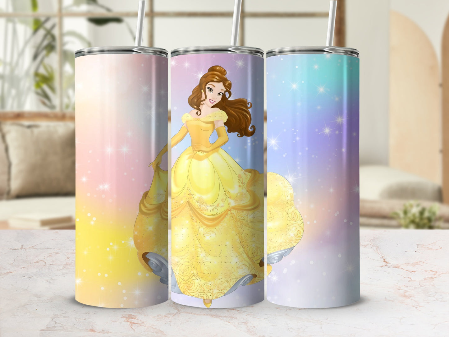 Stunning Princess Character Insulated Tumbler Cup