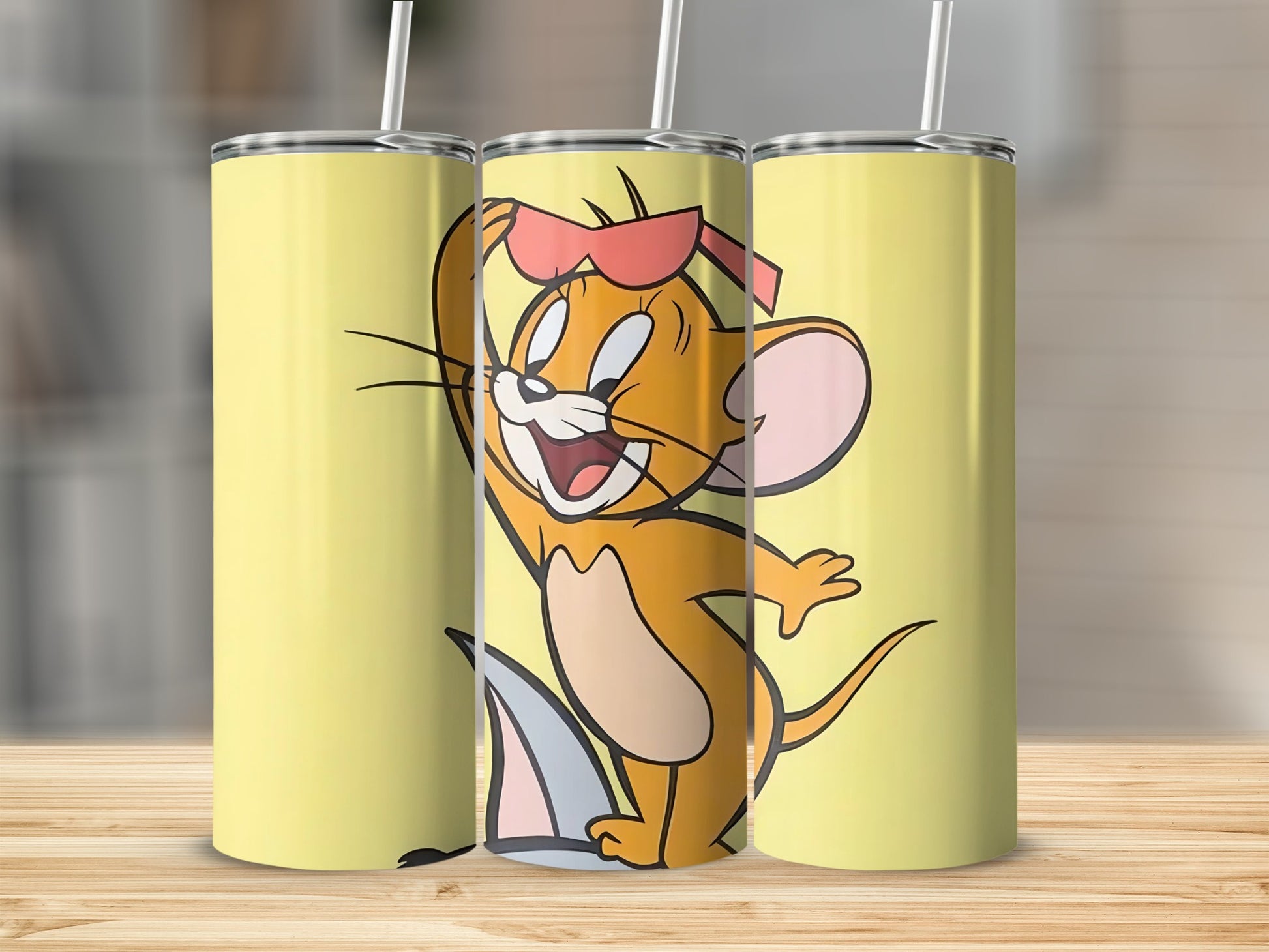 Jerry the Mouse Smiling with Shades Cup Tumbler