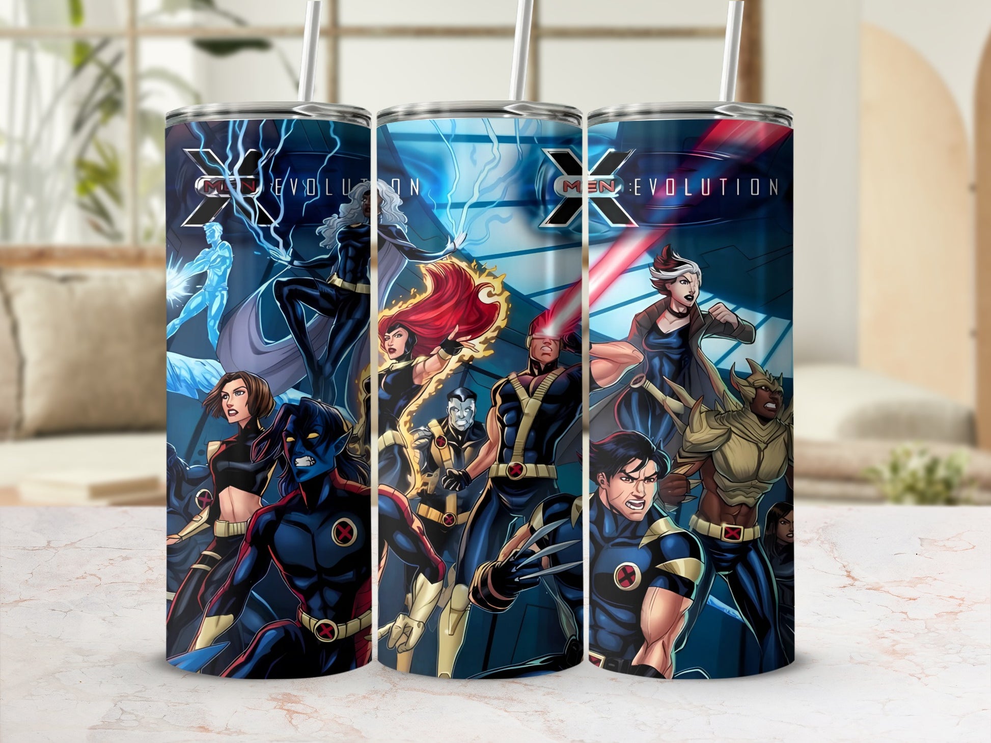 X-Men Evolution Characters Tumbler Set Collection