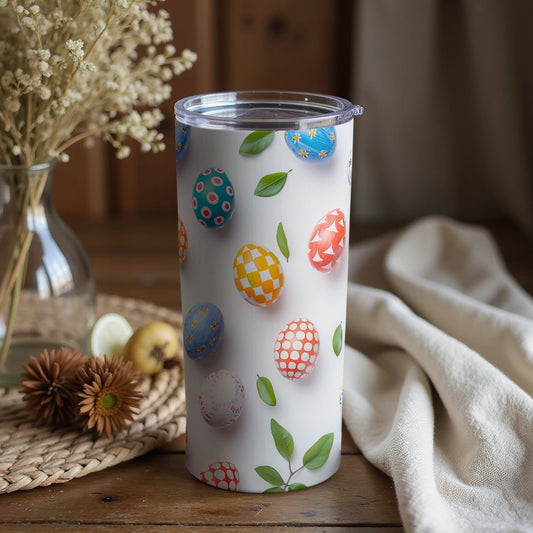 Colorful Easter Egg Design Insulated Travel Tumbler