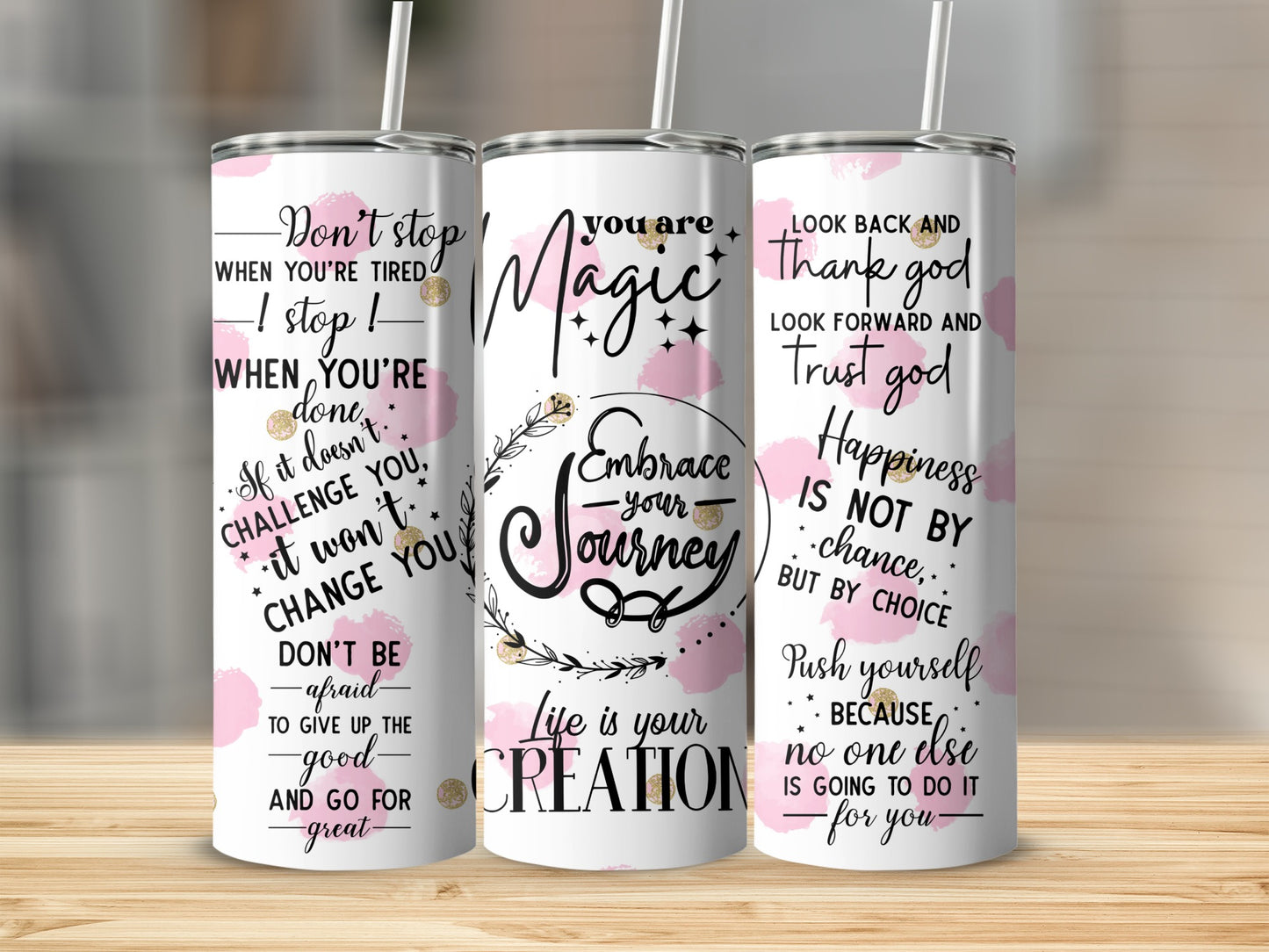 Motivational Quotes Tumblers for Daily Inspiration