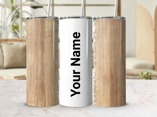 Personalized Tumbler with Custom Name Design Flask