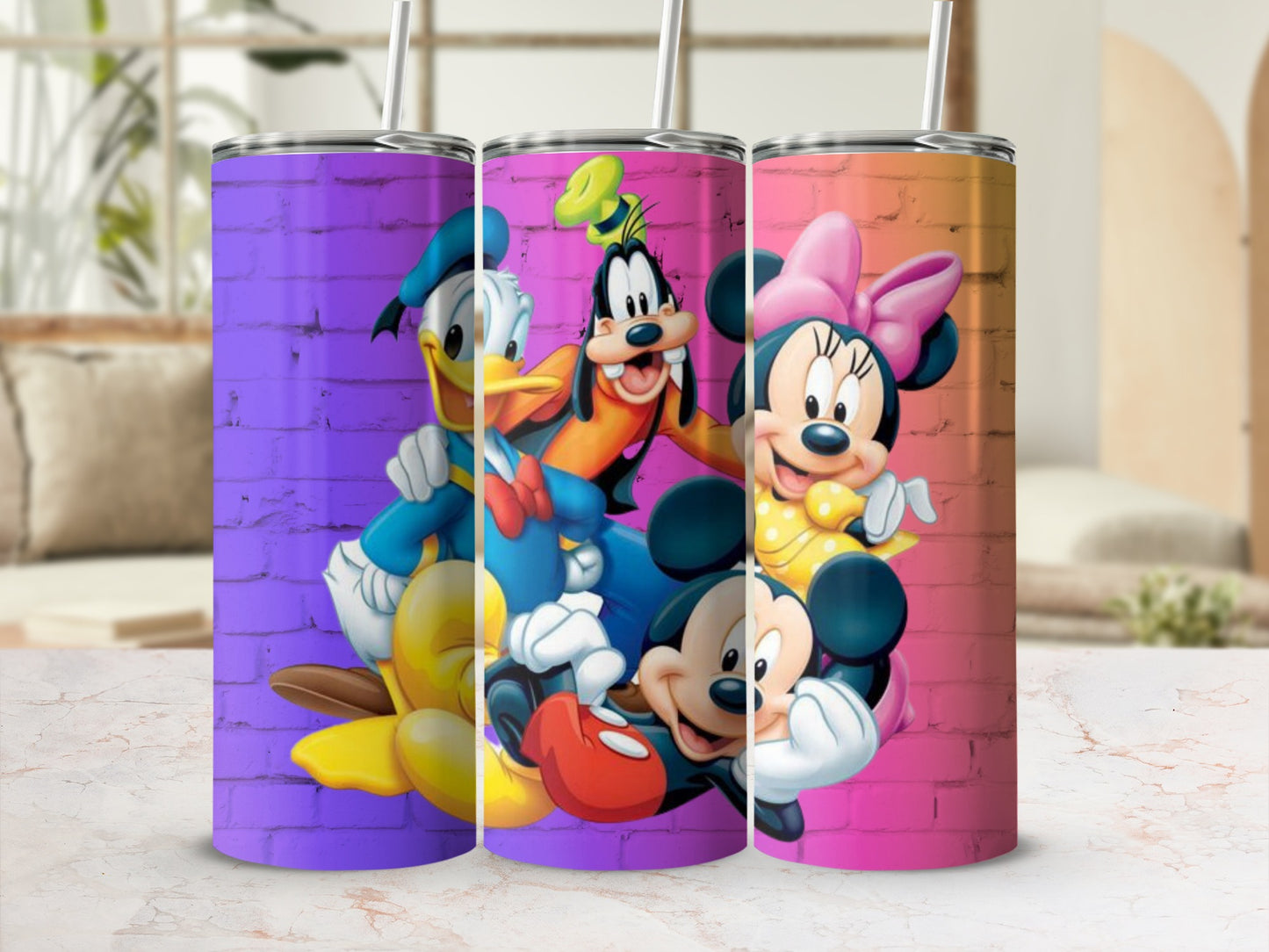 Colorful Cartoon Character Tumbler For Kids