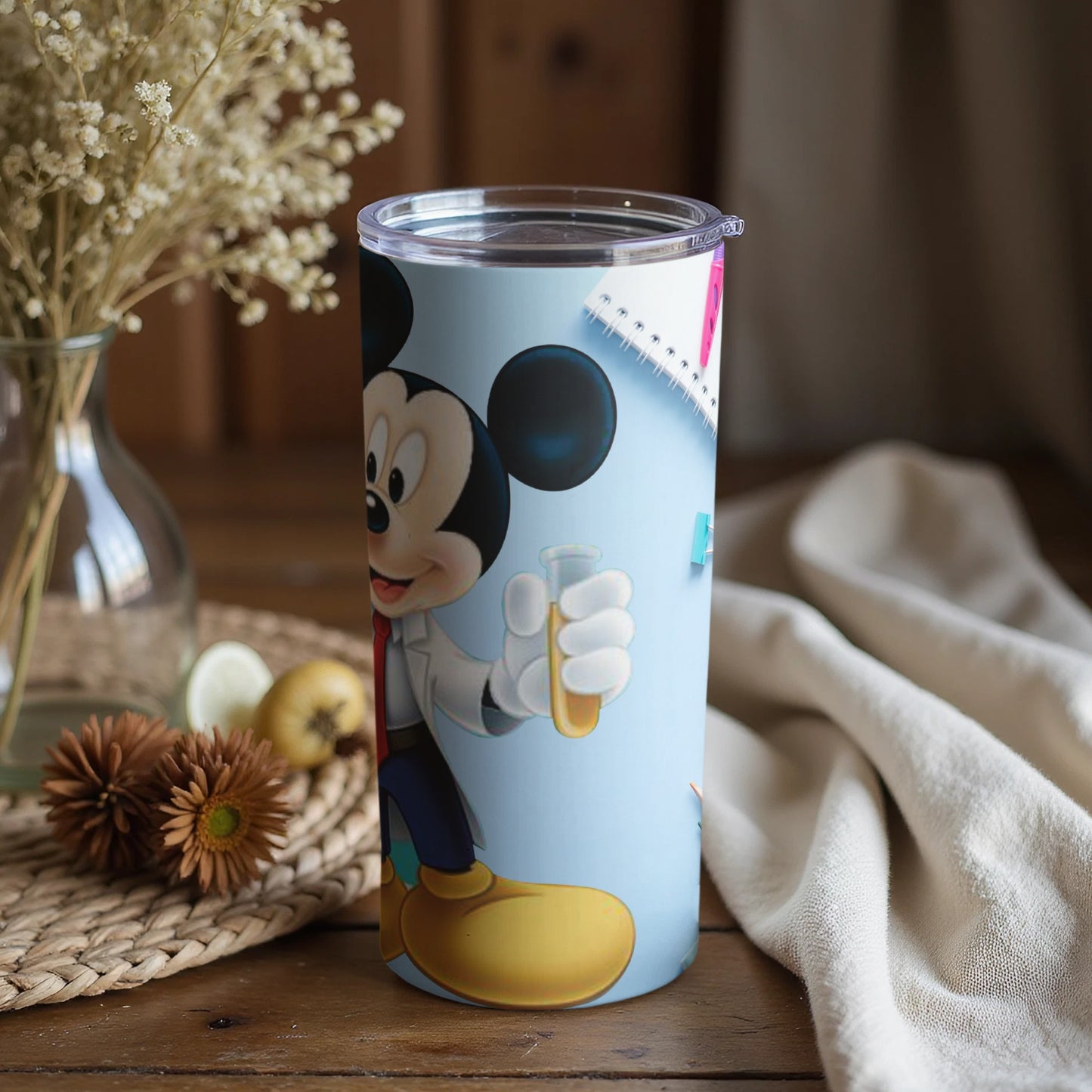 Fun Colorful Mickey Mouse Design Tumbler Cup