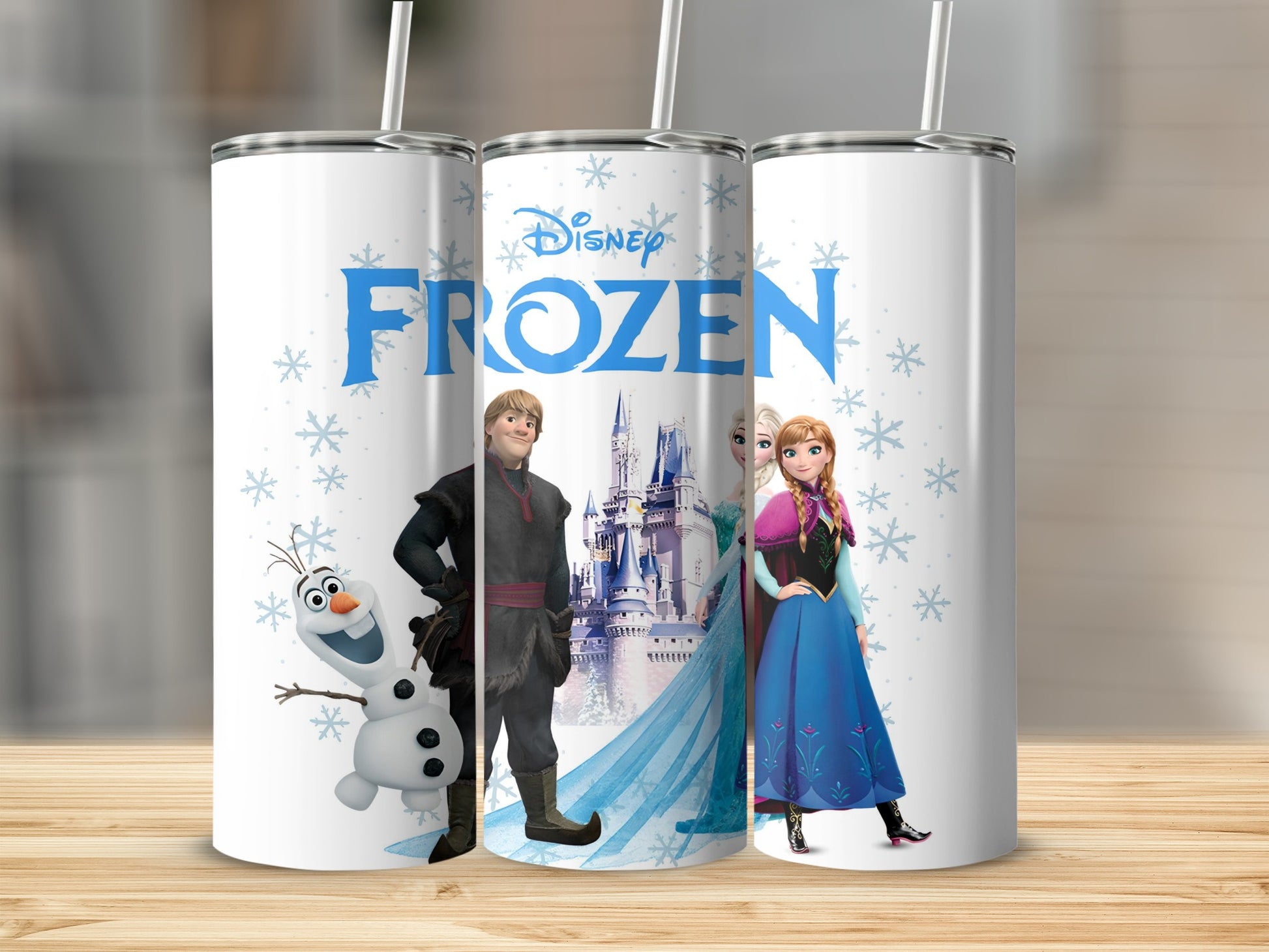 Disney Frozen Characters Design Insulated Tumbler