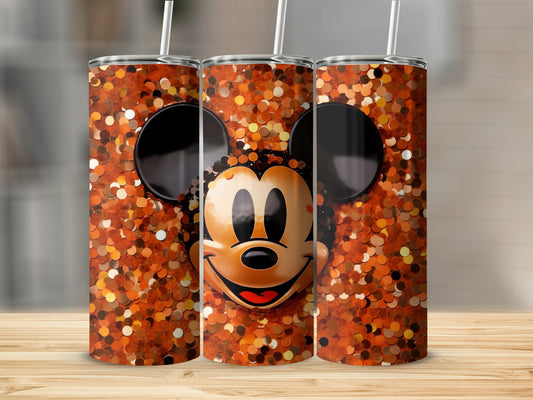 Mickey Mouse Orange Sparkle Tall Tumbler Cup