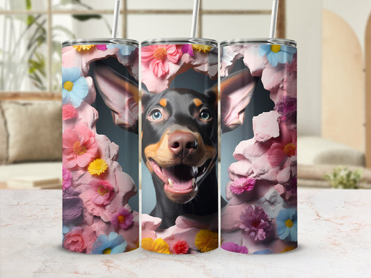 Happy Doberman Dog Flowers Abstract Shapes Tumbler product type
Doberman
Doberman Pinscher
Dog Lover
Pet Lover
Happy Dog
Smiling Dog
Dog Tumbler
Floral Design
Flower Art
Pink Flowers
Colorful Flowers
Abstract Art
Pet Portrait
Animal Design
Drinkware
Tumbler Cup
Custom Tumbler
Gift for Dog Owner
Dog Mom Gift
Dog Dad Gift