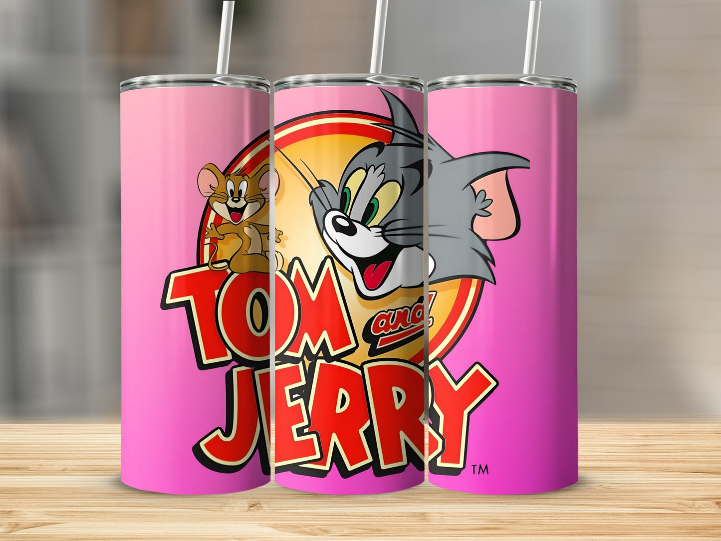 Tom and Jerry Animated Design Tumbler Product