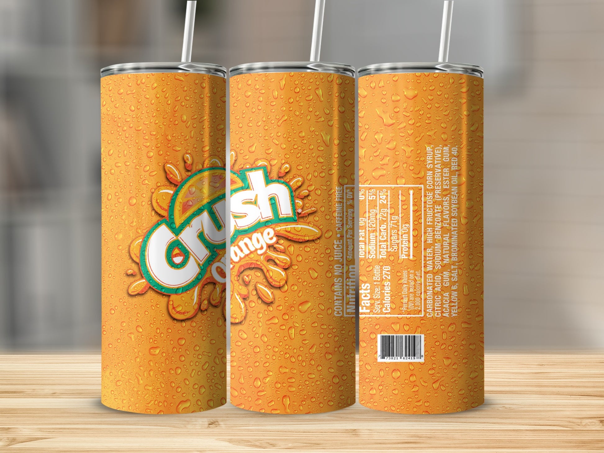 Crush Orange Carbonated Water High Fructose Corn Syrup product type