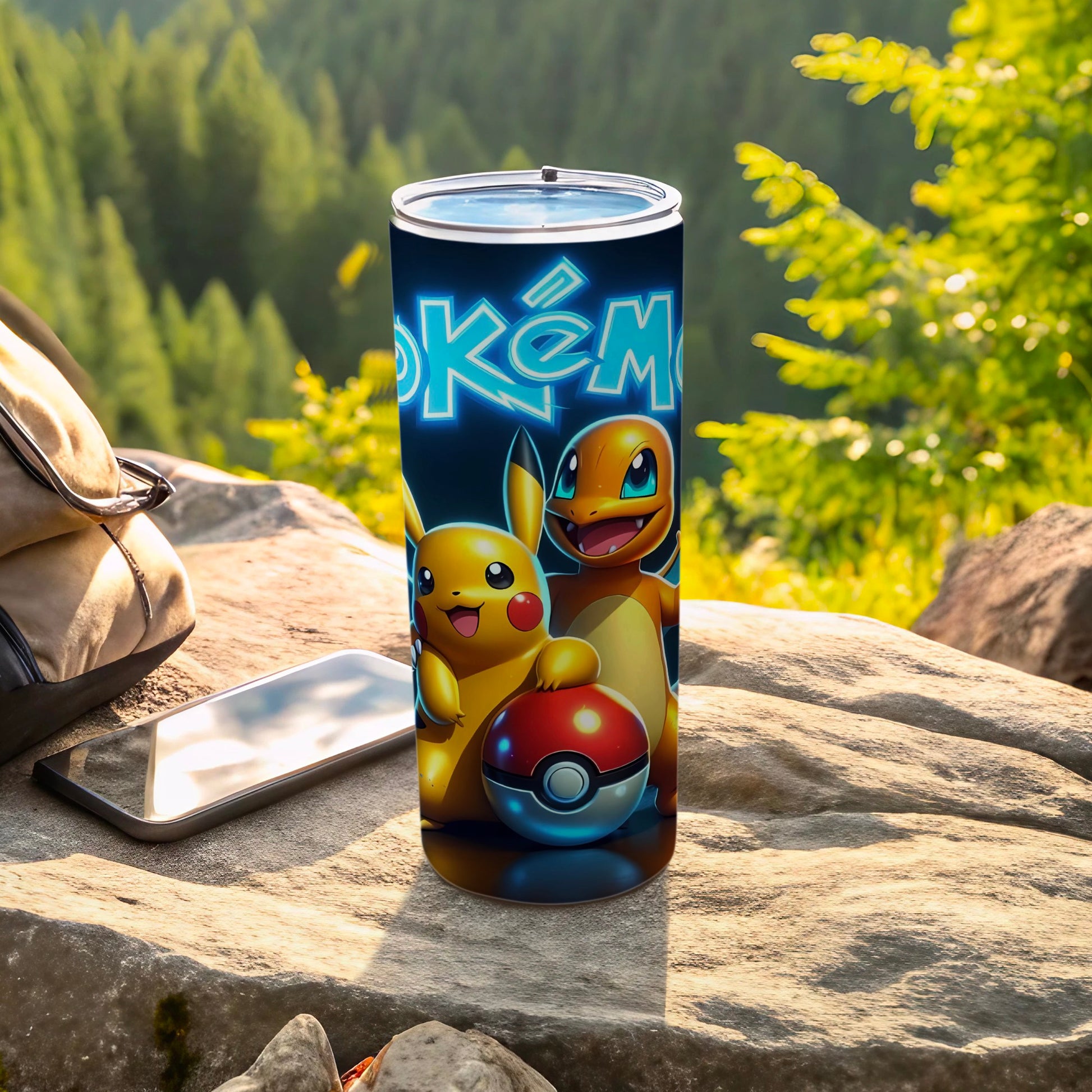 Pokemon Pikachu and Charmander Adventure Tumbler Product