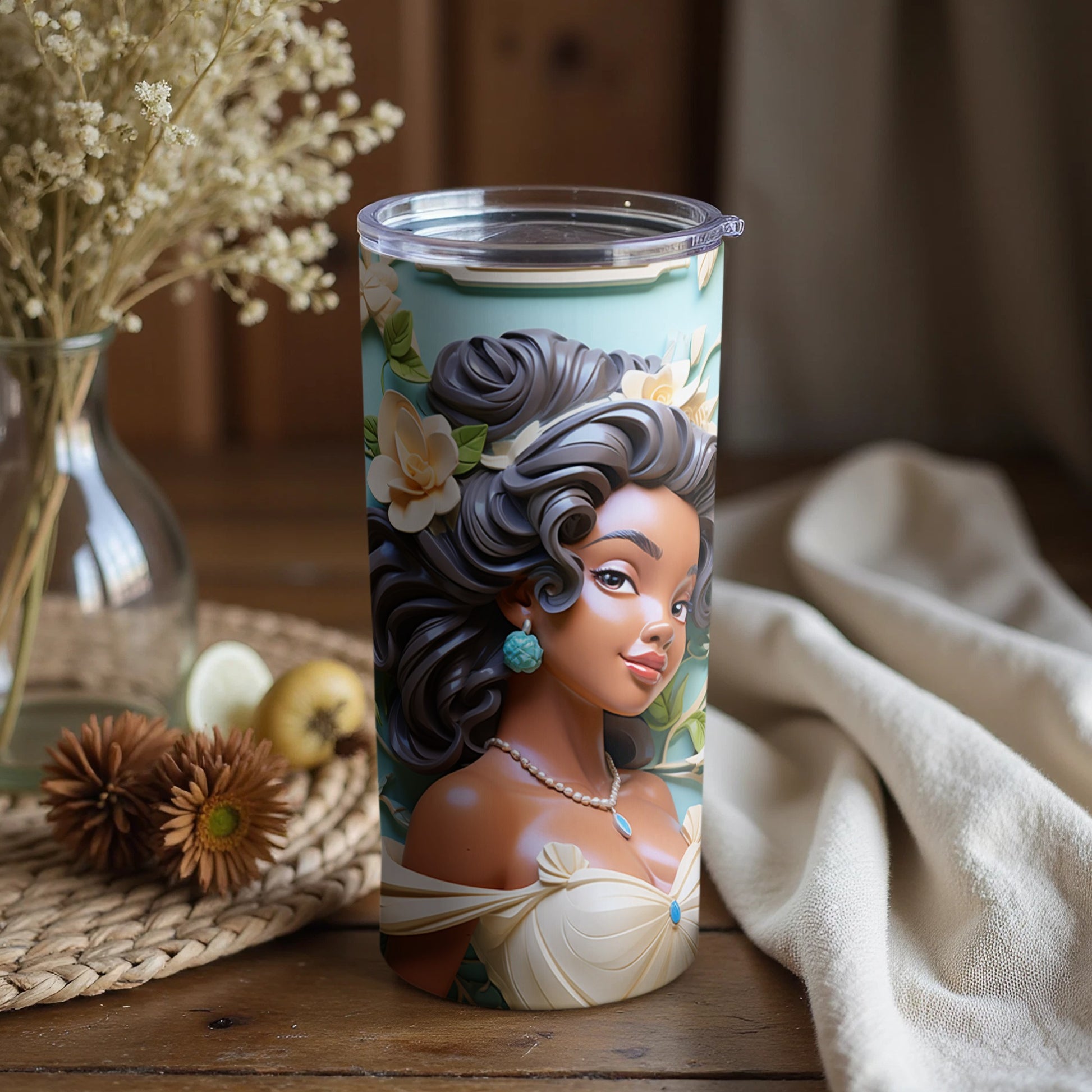 Beautiful Princess Themed Insulated Tumbler product