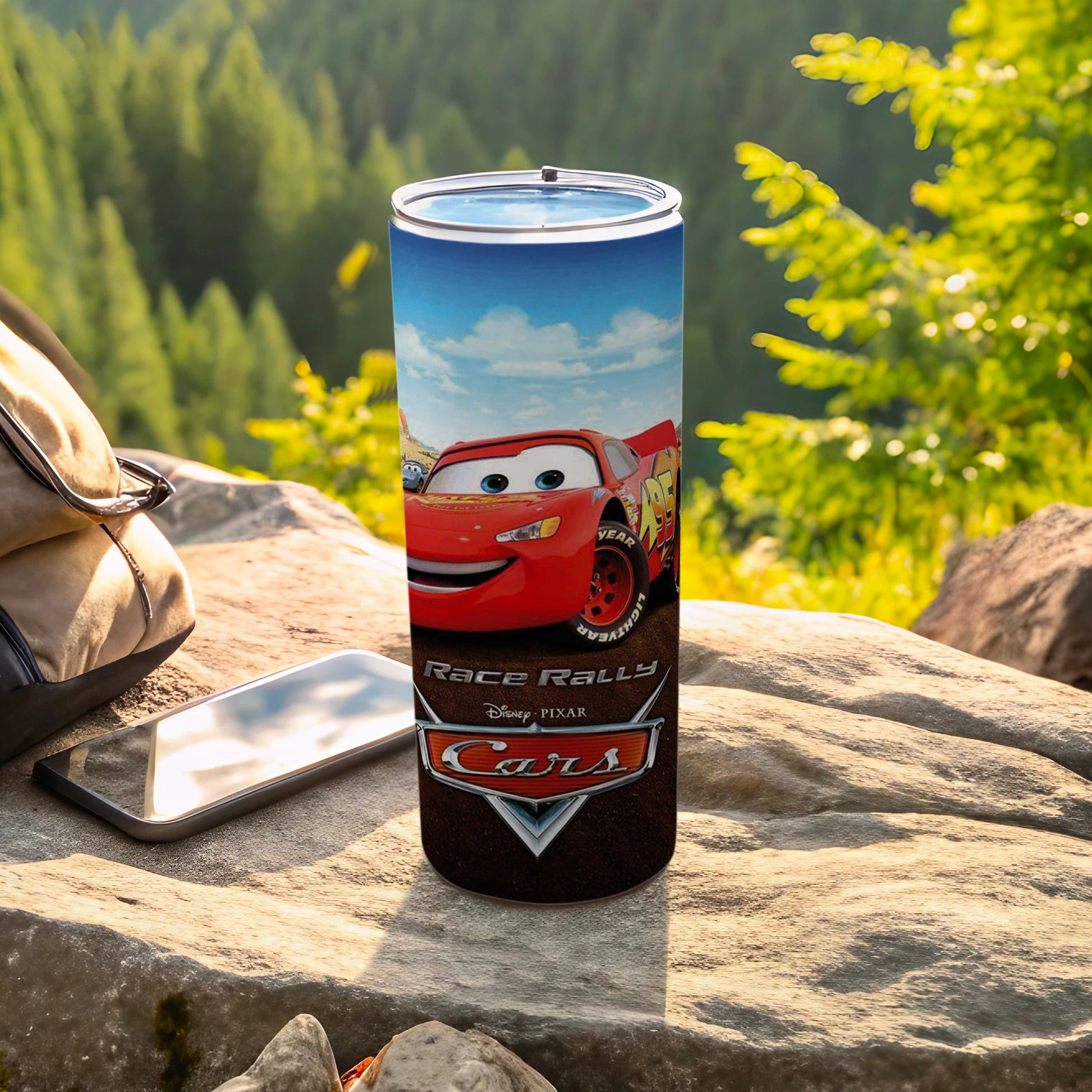 Disney Pixar Cars Race Rally Tumbler with Lid