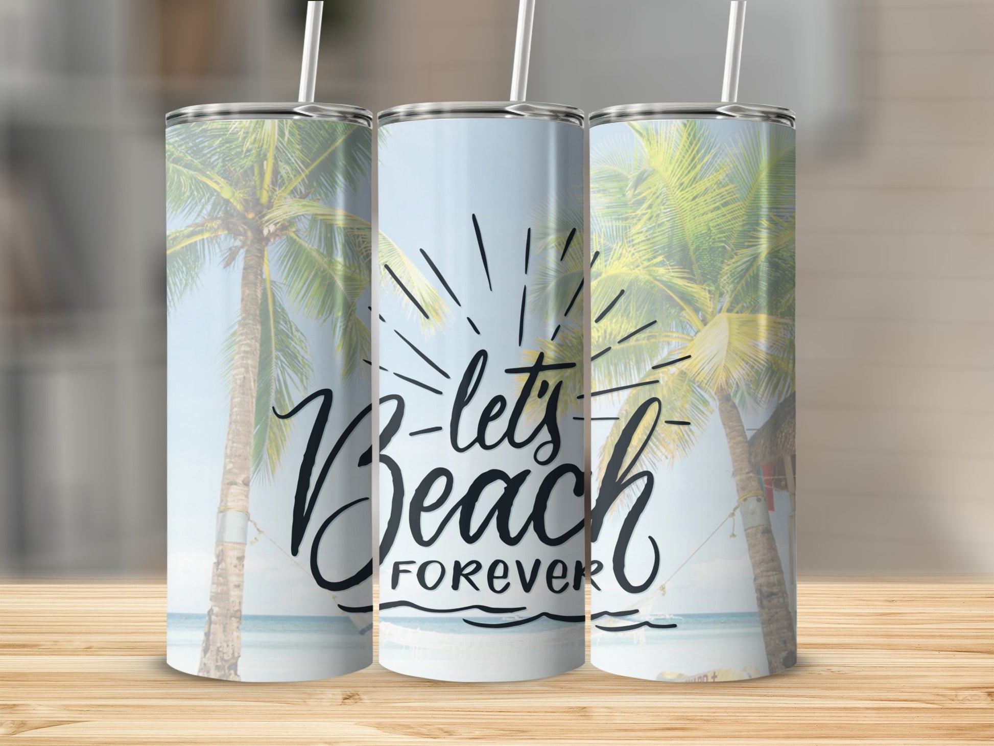 Let's Beach Forever Insulated Tumbler Drinkware