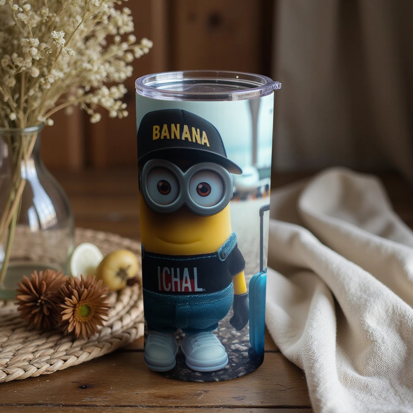 Cute Animated Character Travel Companion Tumbler