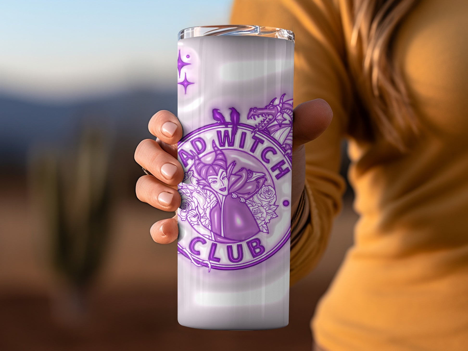 Bad Witch Club Purple Insulated Tumbler Cup
