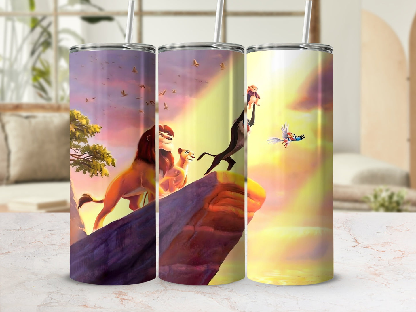 Lion King Themed Stainless Steel Tumbler Product
