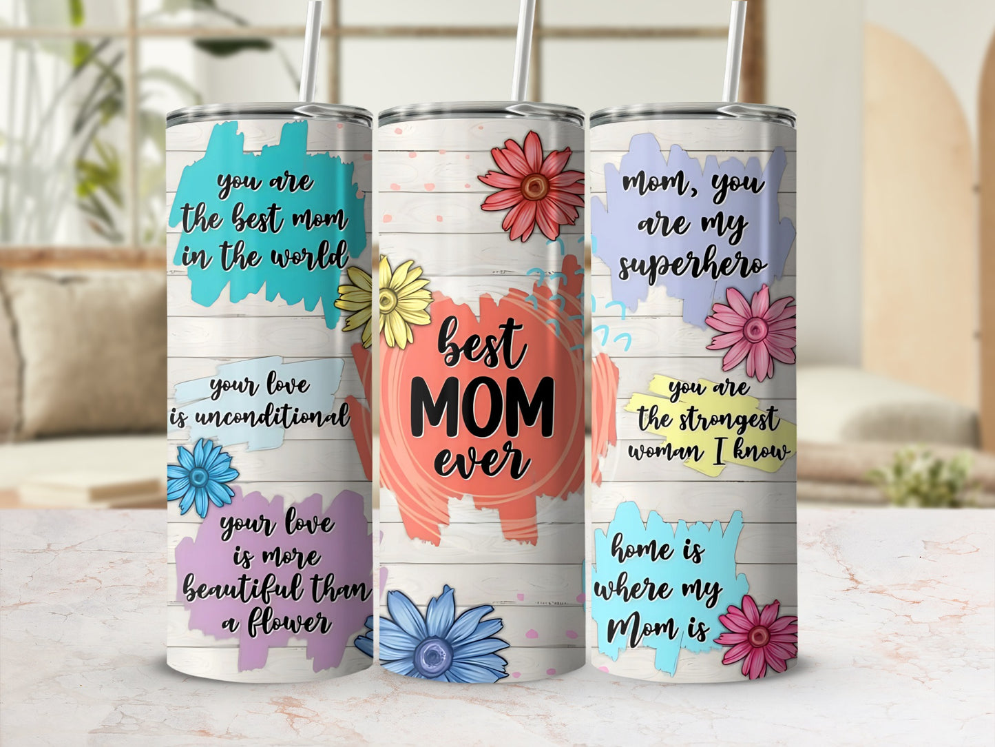 Best Mom Ever Inspirational Quotes Tumbler