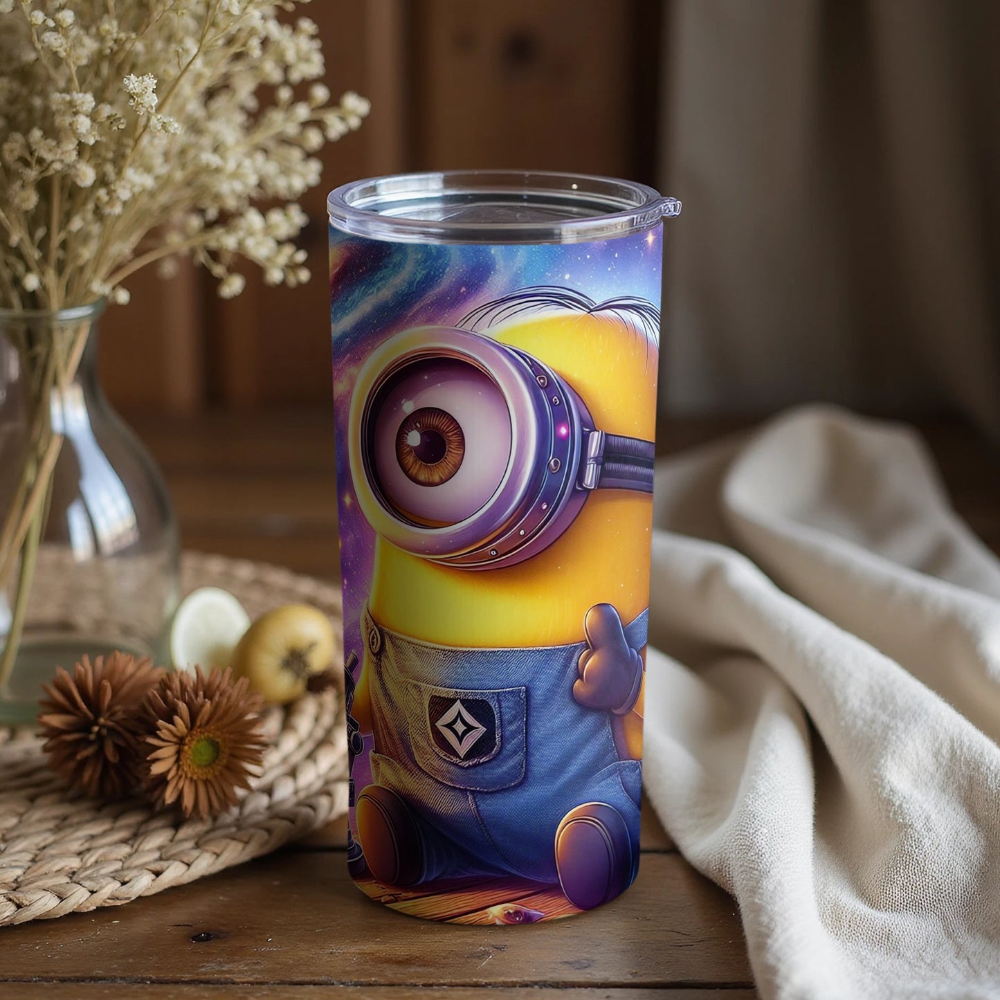 Adorable Cartoon Character Galaxy Themed Drinkware Product