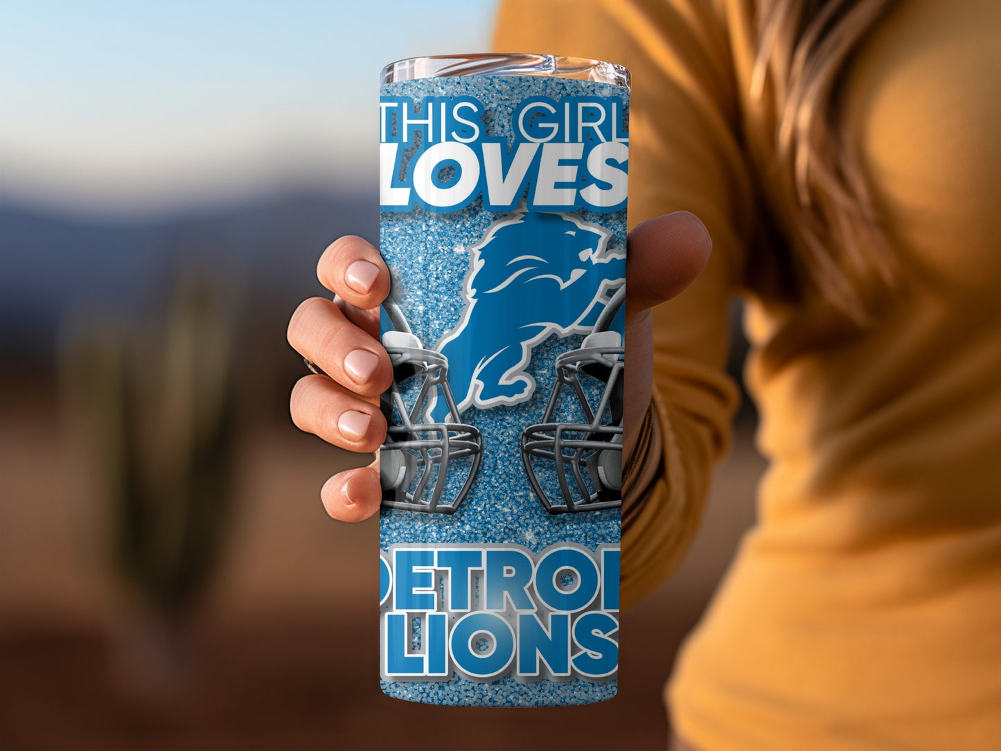 This Girl Loves Detroit Lions Football Team Tumblers