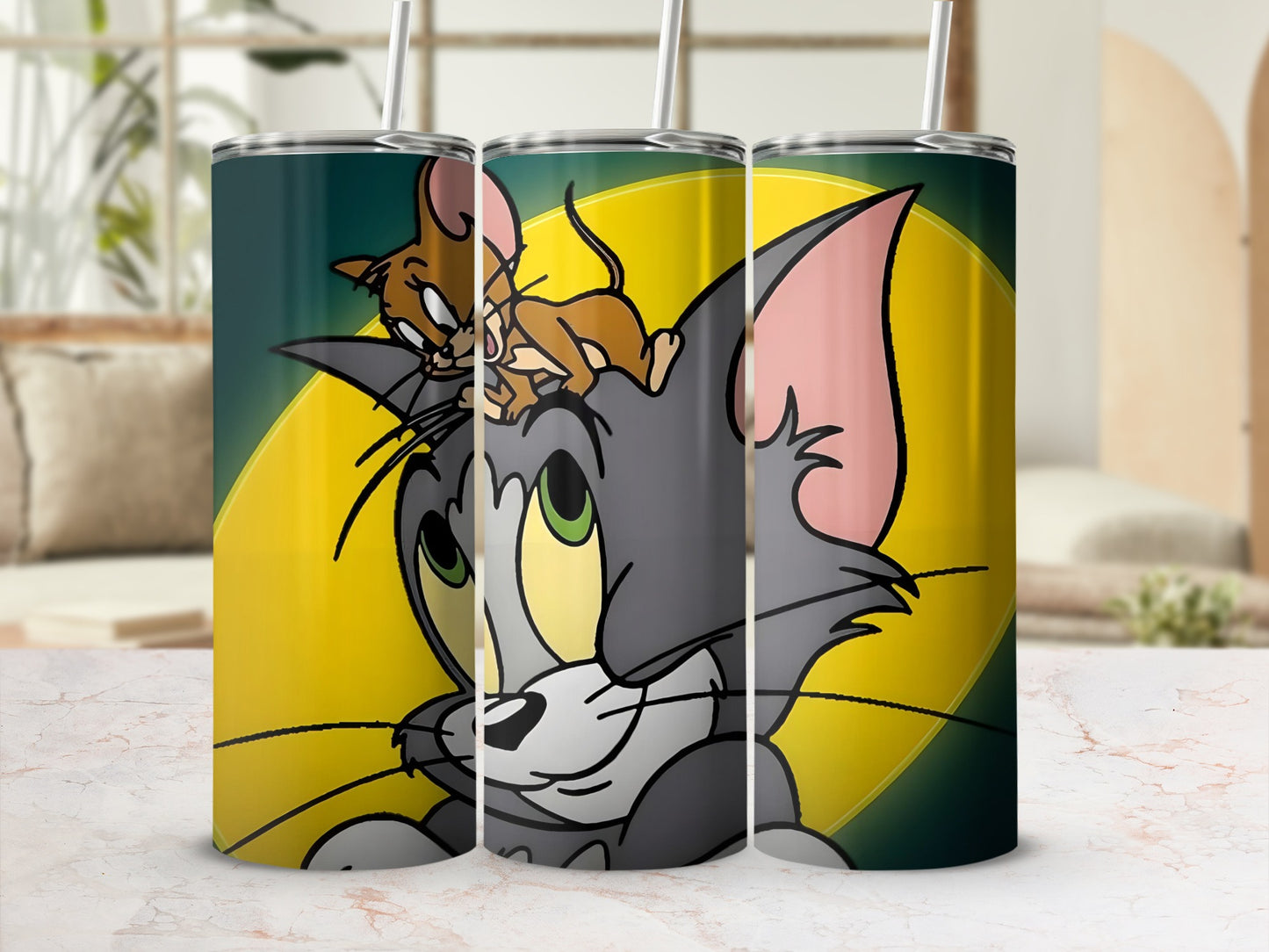 Tom and Jerry Anime Character Design Tumbler Product