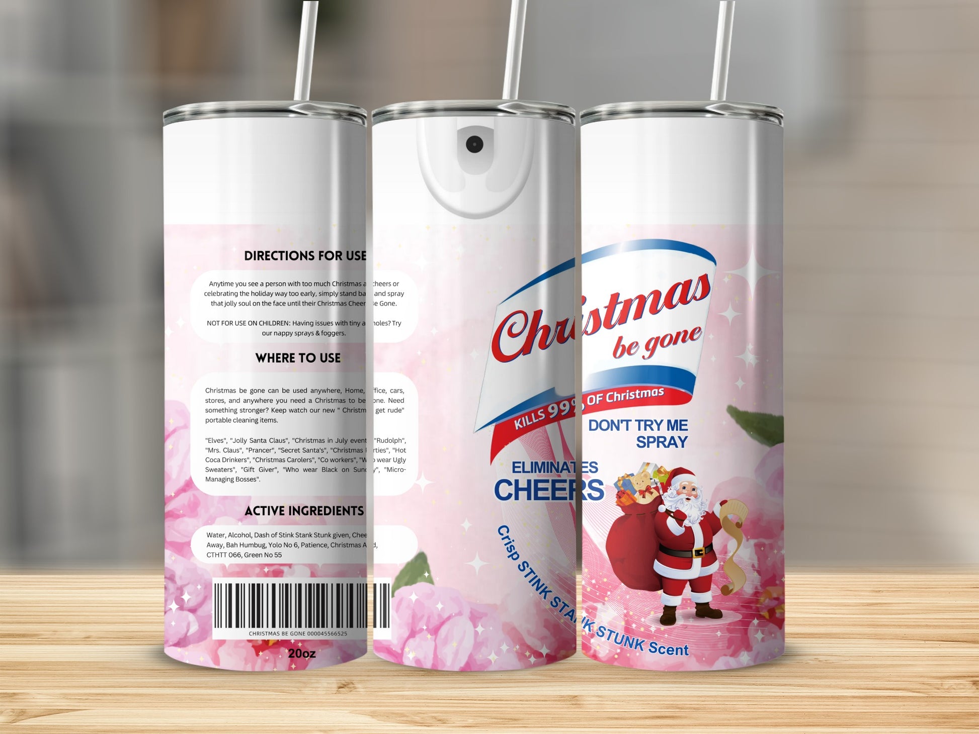 Christmas Be Gone Kills 99 Percent of Christmas Spray