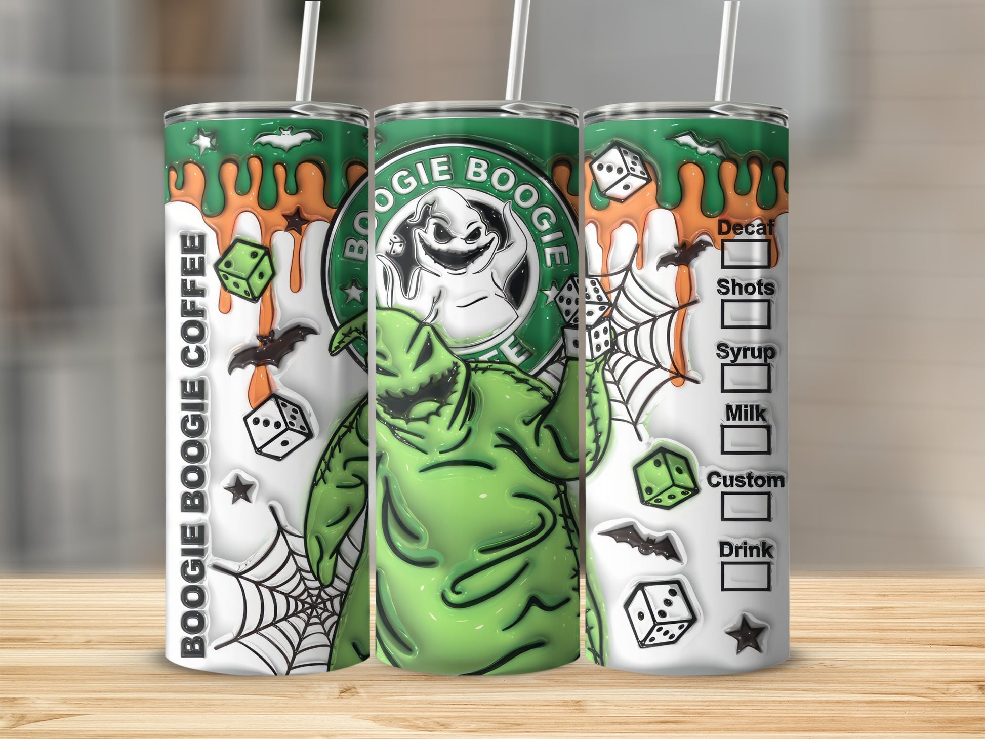 Boogie Boogie Coffee Customizable Tumbler