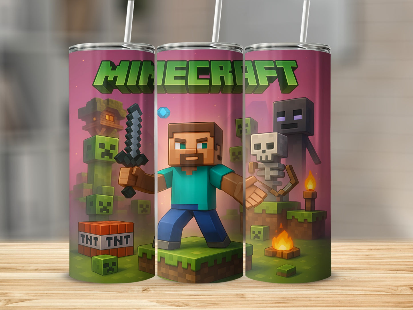 Minecraft Adventure Graphic Insulated Tumbler