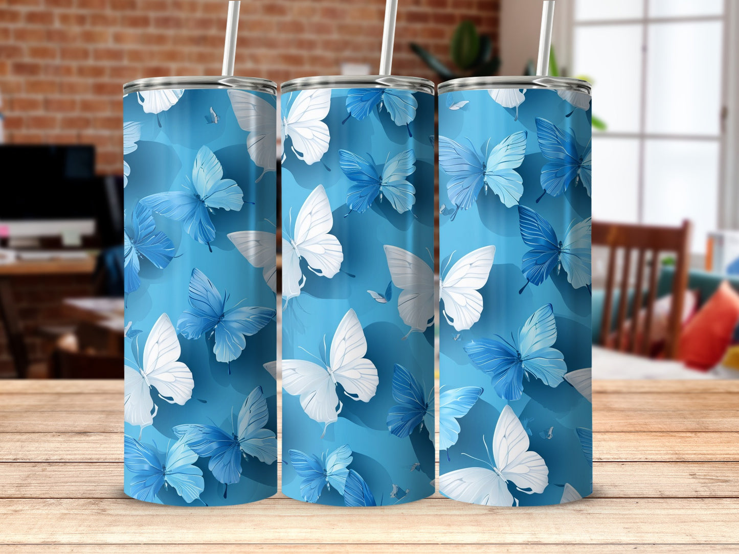Blue White Butterfly Pattern Tumbler Drink product type
butterfly
blue butterfly
white butterfly
butterfly pattern
tumbler
drinkware
insulated tumbler
beverage holder
nature design
winged creature
elegant design
vibrant blue
summer accessory
spring pattern
reusable cup
custom tumbler
unique gift
aesthetic tumbler
travel mug
cup