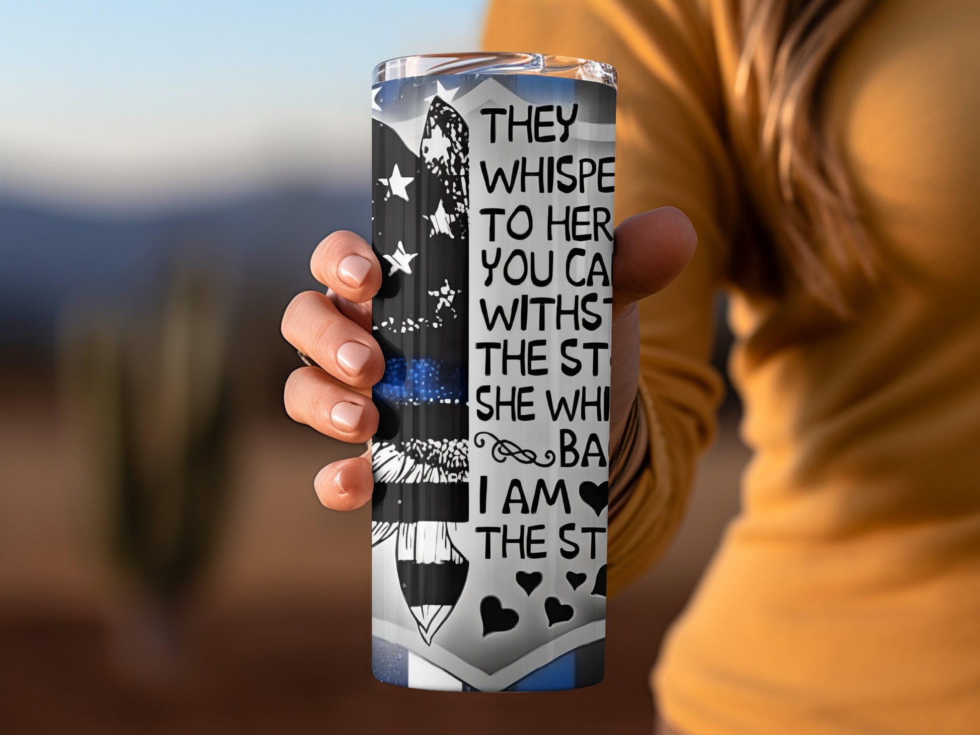 They Whisper You Can't Withstand the Storm Tumbler