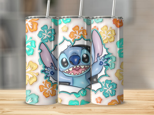 Colorful Floral Design with Playful Character product